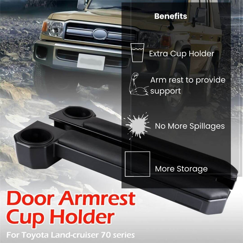 Land Cruiser 70 Series Car Cup Holder, Armrest and Console Storage