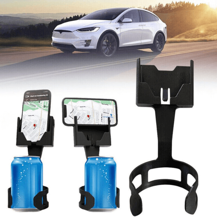 Adjustable 360 Rotating Car Cup Holder Mount Bracket for Mobile Phone