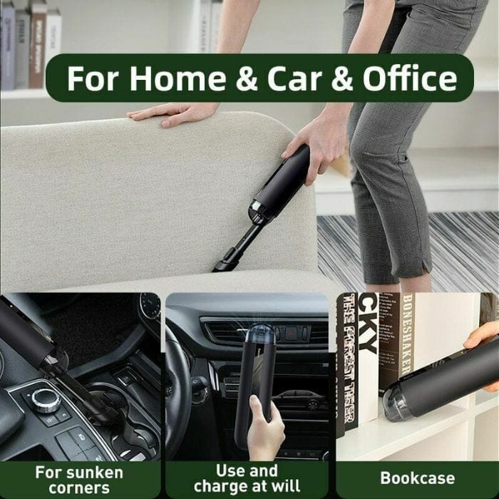 Mini TurboCharge™ Cordless Car Vacuum Cleaner