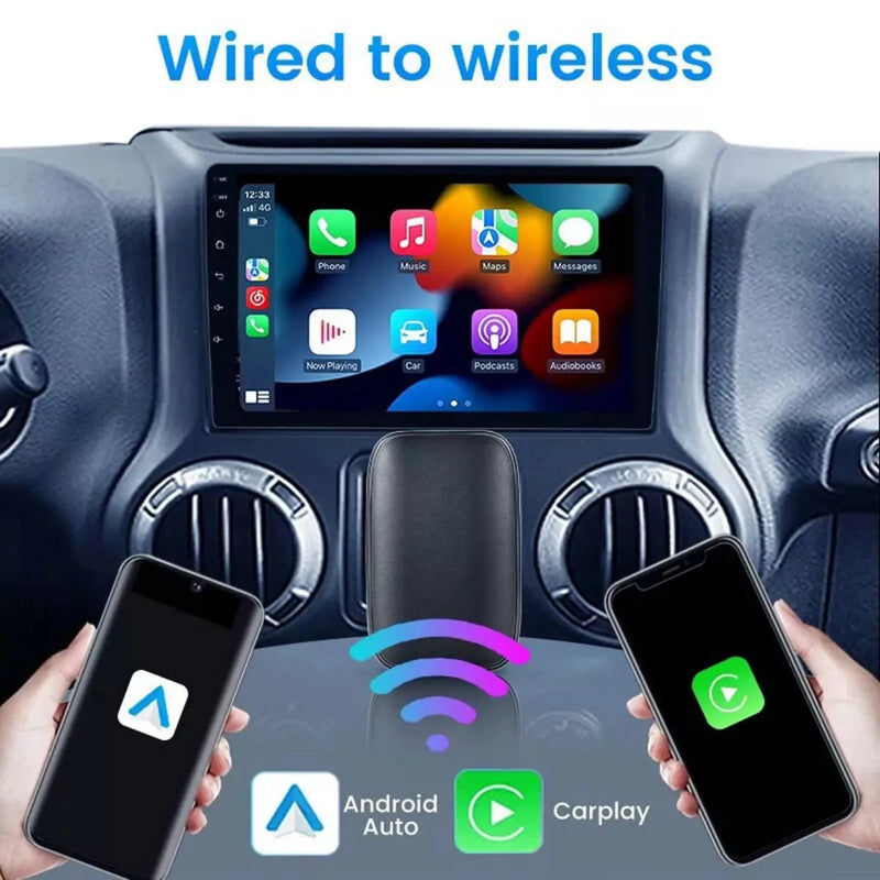 Mini 2 in 1 Wireless For Apple Carplay Android Auto Adapter