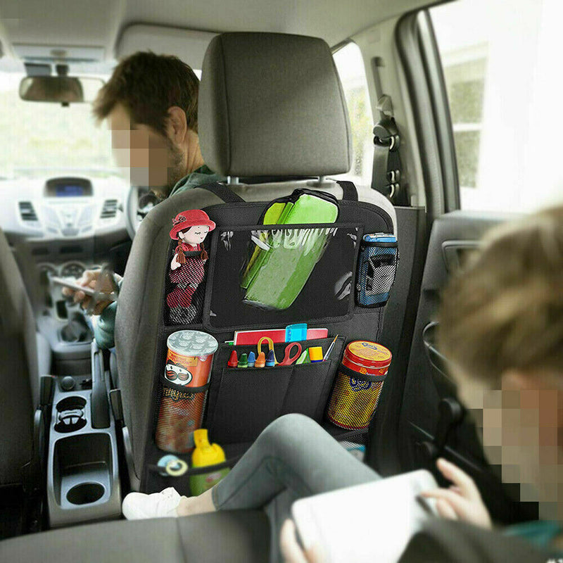 Multi Pocket Car Back Seat Organiser with Tablet Holder